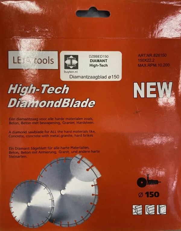 Diamant schijf High Tech 350/25 - Afbeelding 2