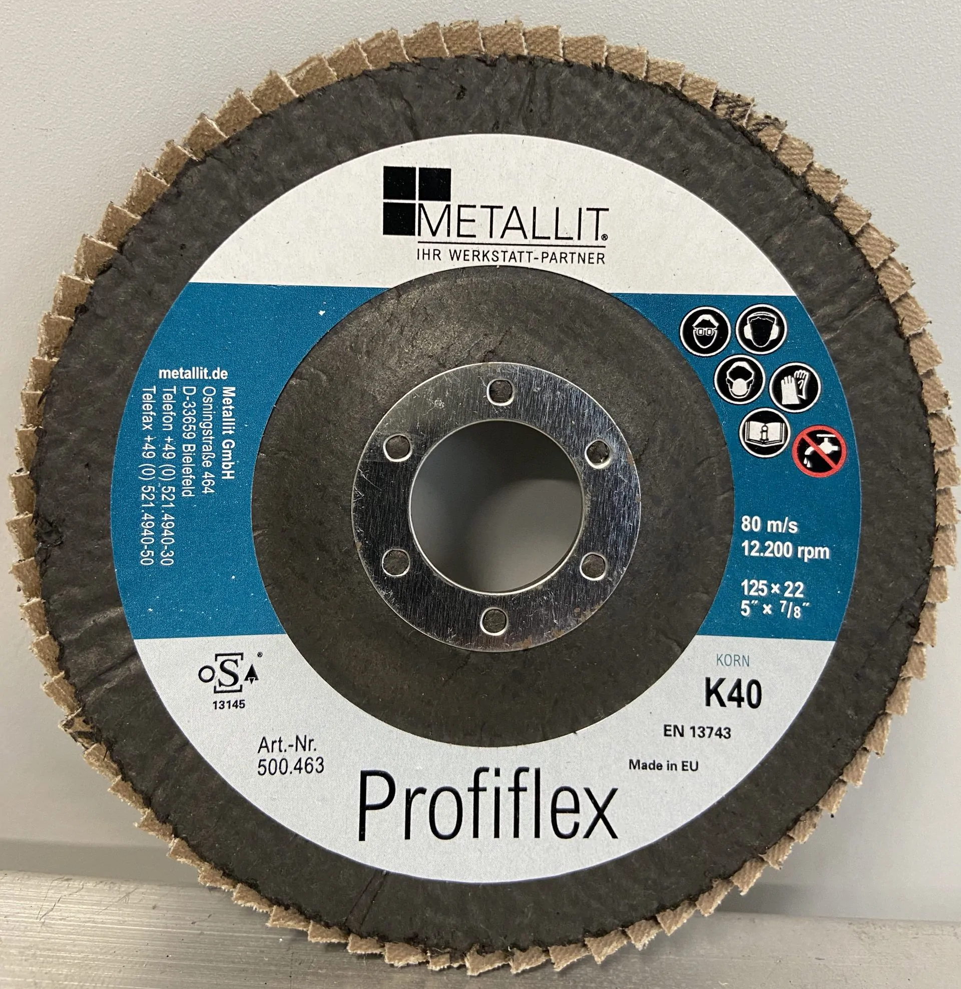 Lamellen schuurschijf 115K40 - Afbeelding 4