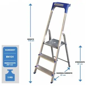 Huishoudtrap Eco 3 treden
