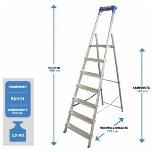 Huishoudtrap Eco 7 treden