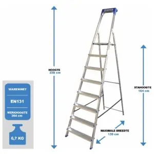 Huishoudtrap Eco 8 treden