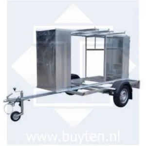 Steigeraanhanger Afsluitbaar 250 750kg BOX