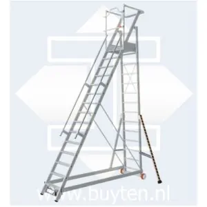 Tubesca Magazijntrap, Bordestrap 15 treden