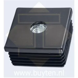 Insteekdop platte kop met MOER - VIERKANT